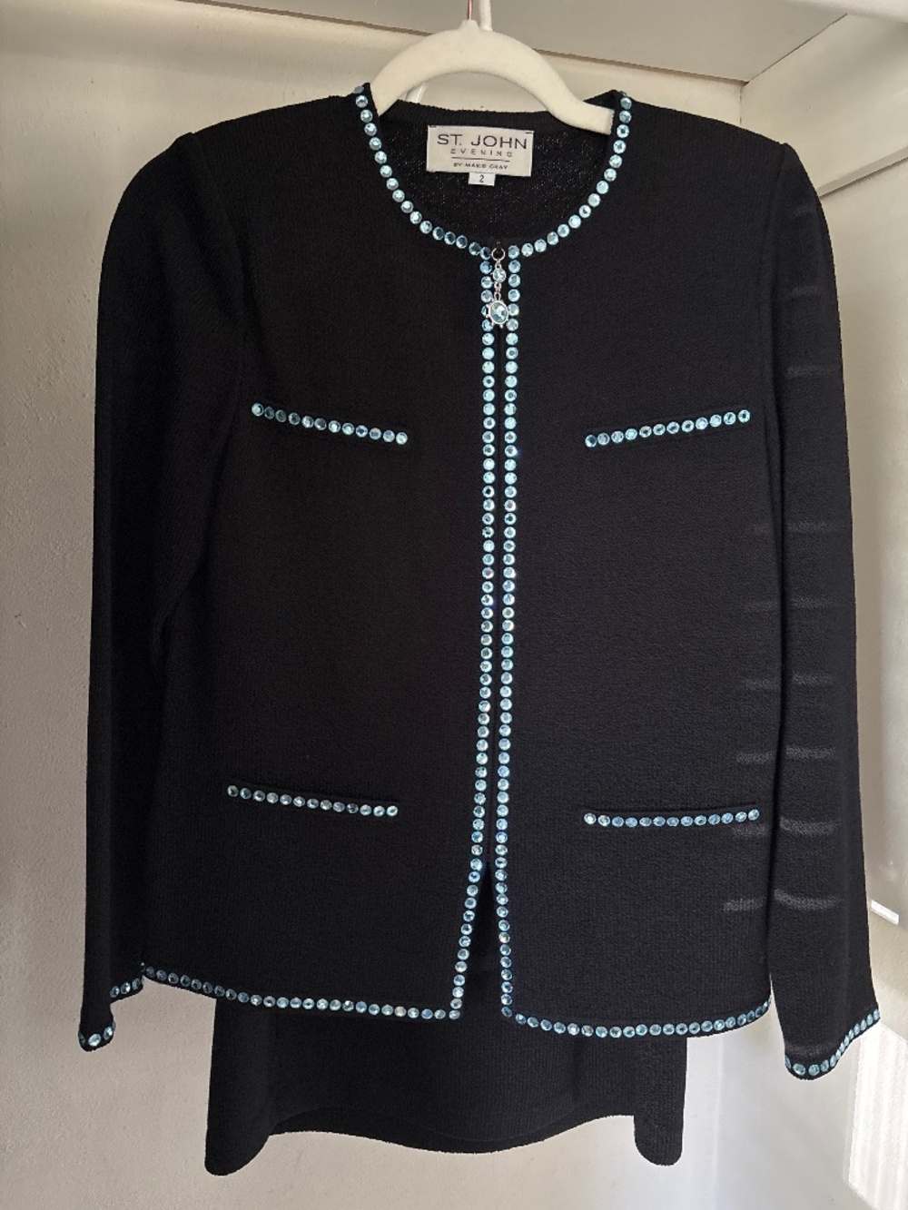 Vintage St. John knit evening suit